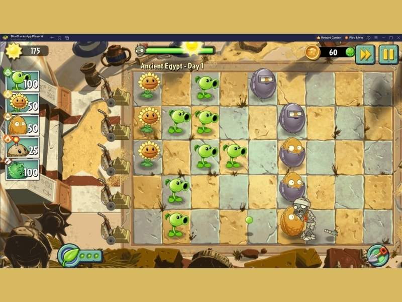 Tăng lực thủ thành và chiến đấu trong Tải Plant Vs Zombie 2 Full Cây Modlmh.Com