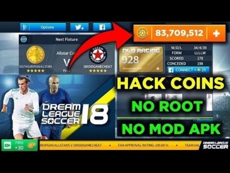 Tính Năng Nổi Bật Có Trong Dream League Soccer 2019 Mod Tiger Vô Hạn Tiền