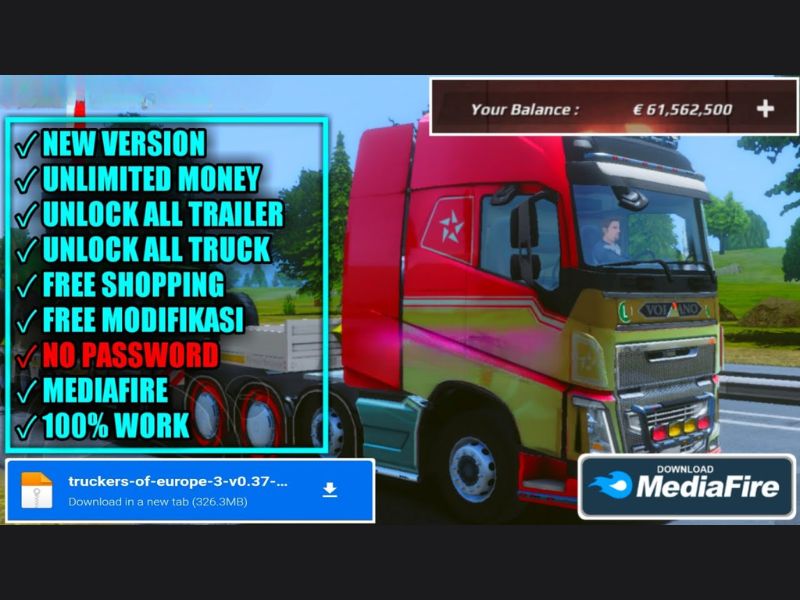 Tính Năng Nổi Bật Có Trong Hack Truckers Of Europe 3