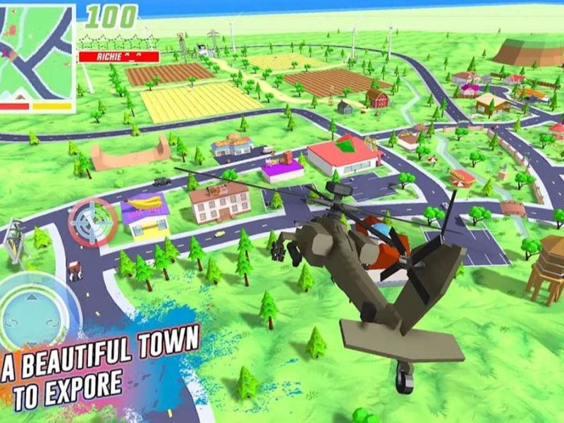 Gameplay của Hack Dude Theft Wars Modlmh.com