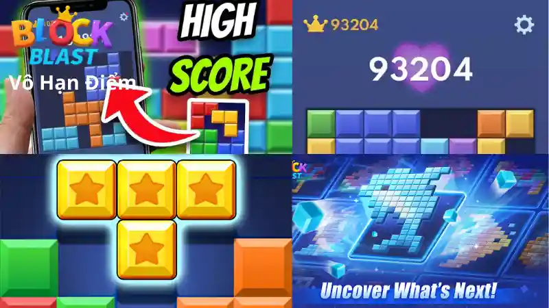 Block Blast vô hạn điểm