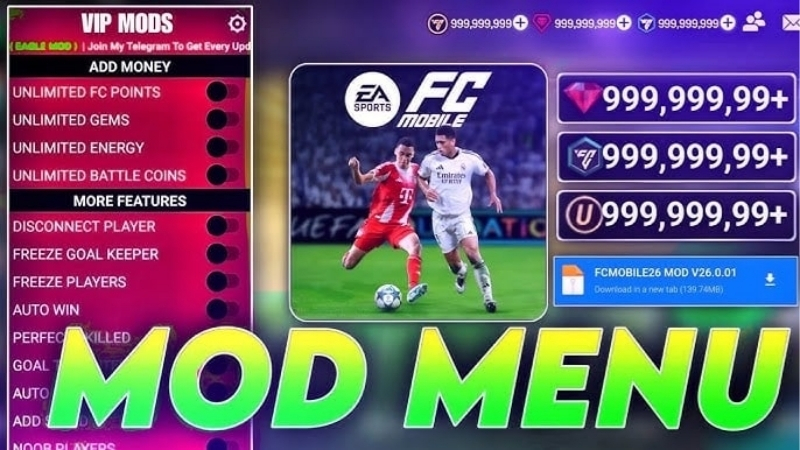 FC Mobile VN MOD APK Có Tính Năng Gì?