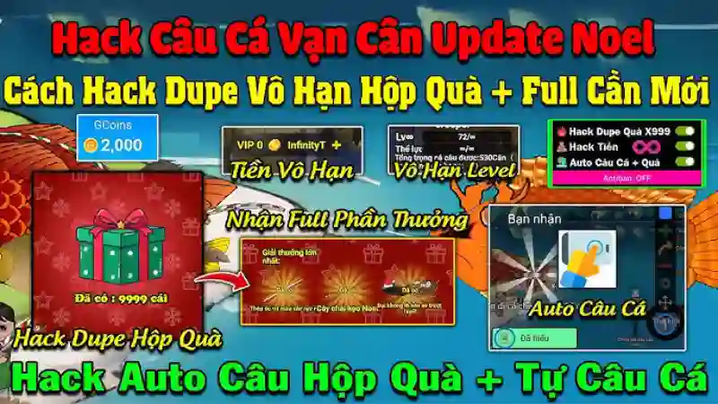 Hack Câu Cá Vạn Cân với Mod Menu