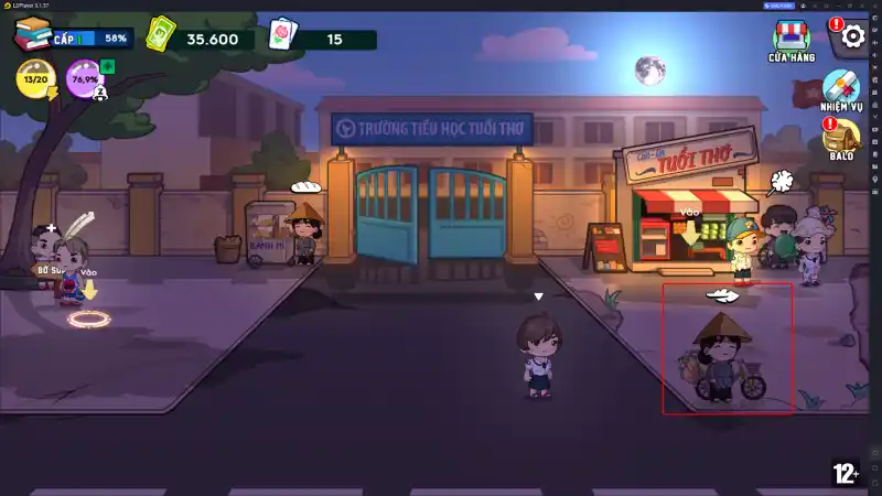 hack trở về tuổi thơ