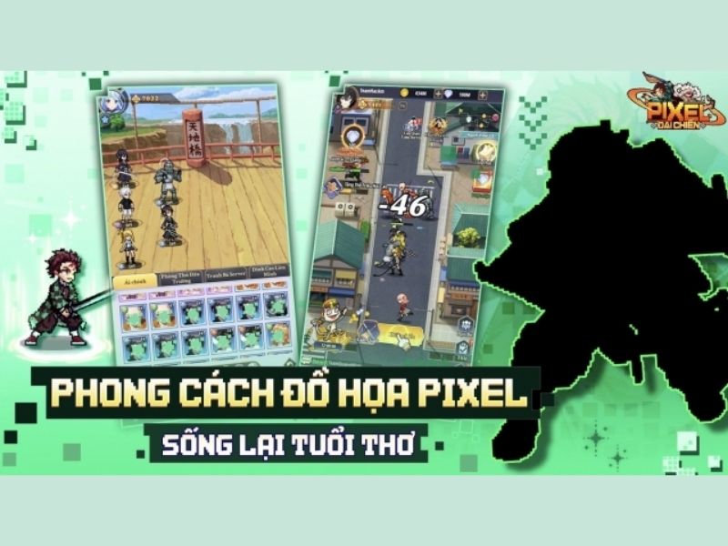 Đồ Họa Pixel Retro, Hiệu Ứng Nổi Bật Trong Pixel Đại Chiến Mod APK