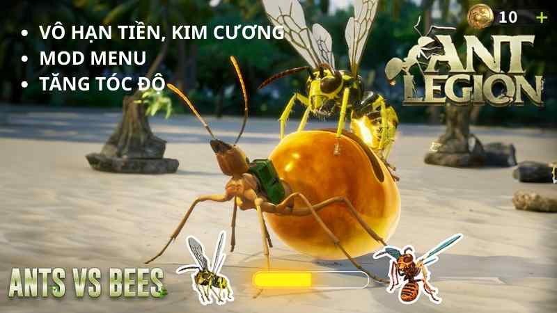 hack ant legion mod apk full tiền kim cương