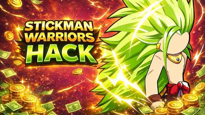 stickman warriors hack full tiền kim cương