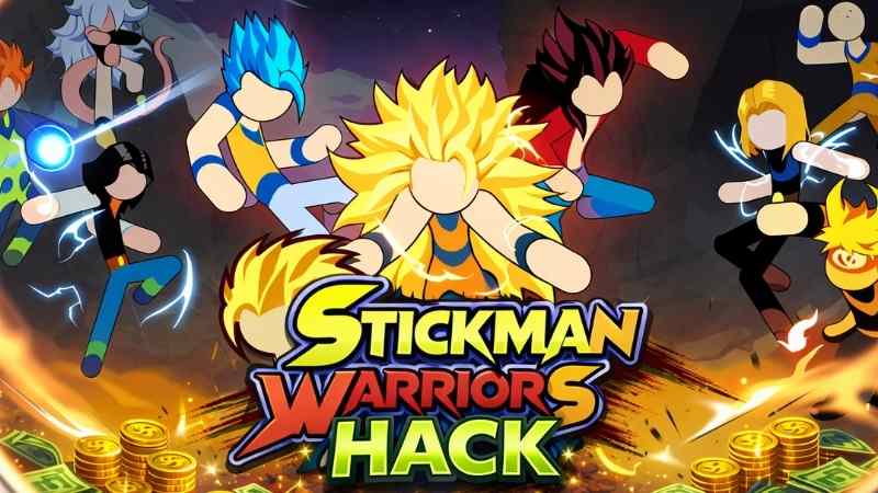 stickman warriors hack full tiền kim cương
