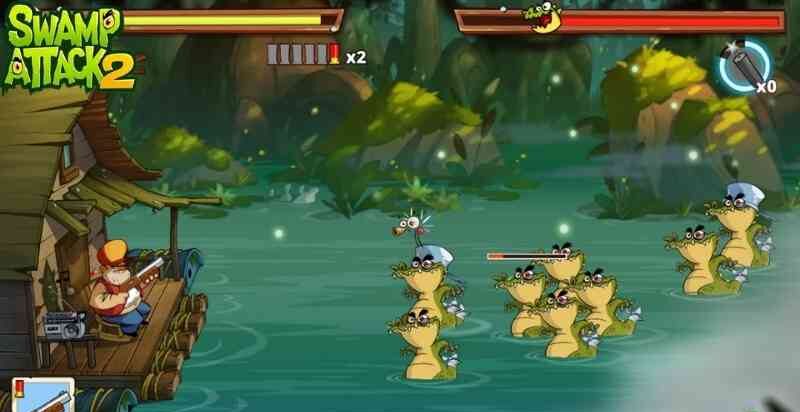 Swamp Attack 2 Hack Vô Hạn Tiền