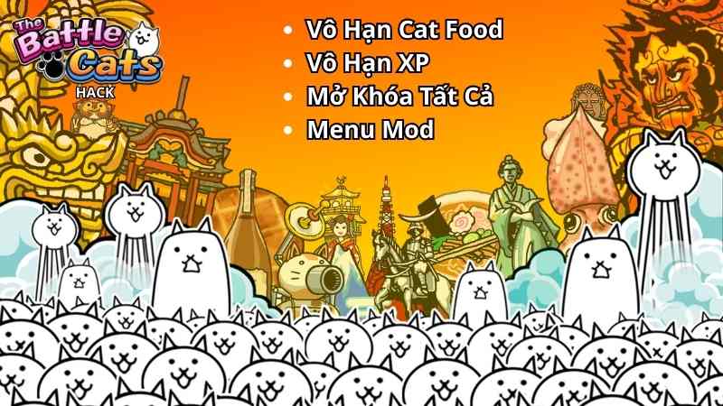 The Battle Cats Hack Full Mèo, Vô Hạn Cat Food