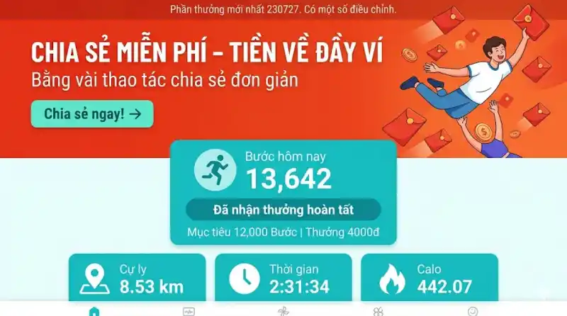Walking Fun Đi Bộ Kiếm Tiền