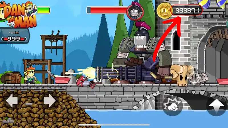 dan the man hack full tiền
