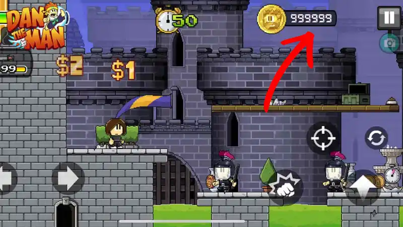 dan the man hack full tiền