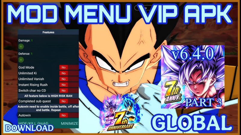 Tính Năng Nổi Bật Trong Dragon Ball Legends Mod APK