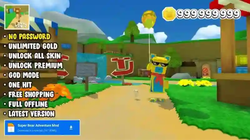 Tính năng của Super Bear Adventure MOD APK