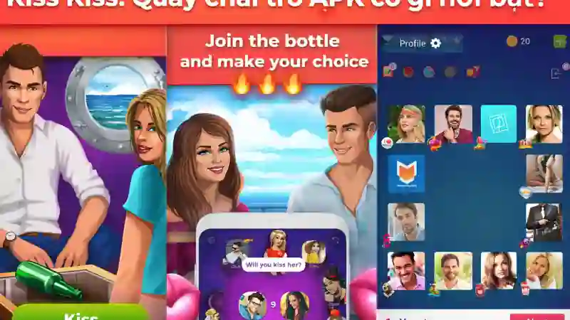 Kiss Kiss: Quay chai trò APK