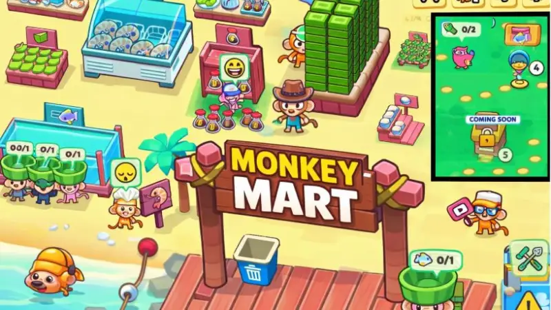 Giới thiệu Monkey Mart Mod APK