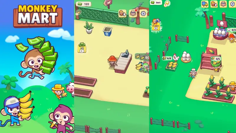 Gameplay của Monkey Mart