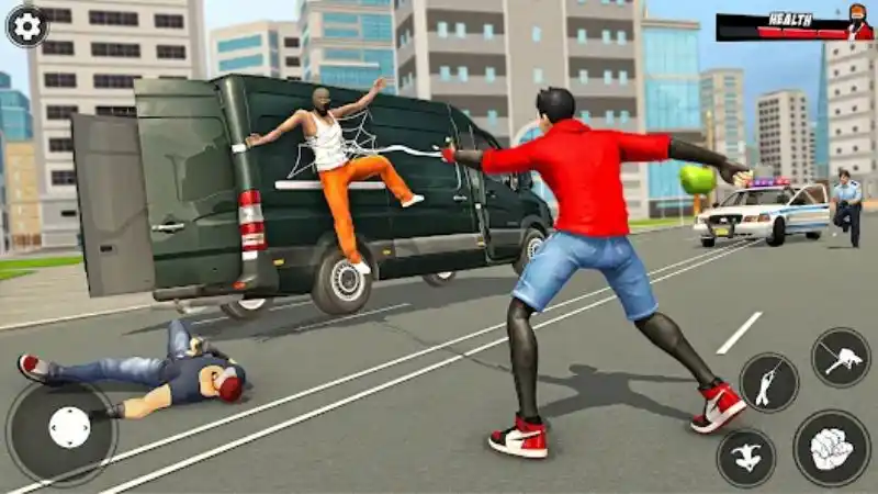 Gameplay của Rope Fighter Action Game