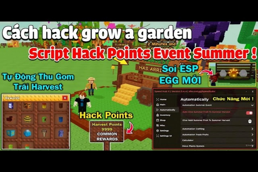 Những tính năng nổi bật trong Hack Grow A Garden APK
