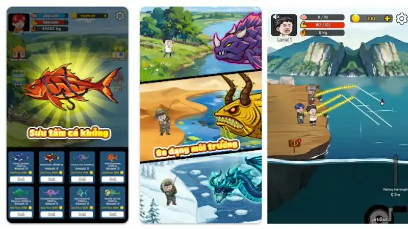Tính năng nổi bật của Chiến Thần Câu Cá MOD APK