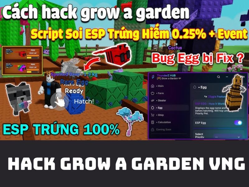 Hack Grow A Garden an toàn với người dùng Android