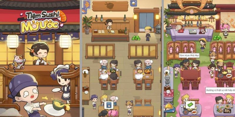 tiệm sushi mơ ước mod