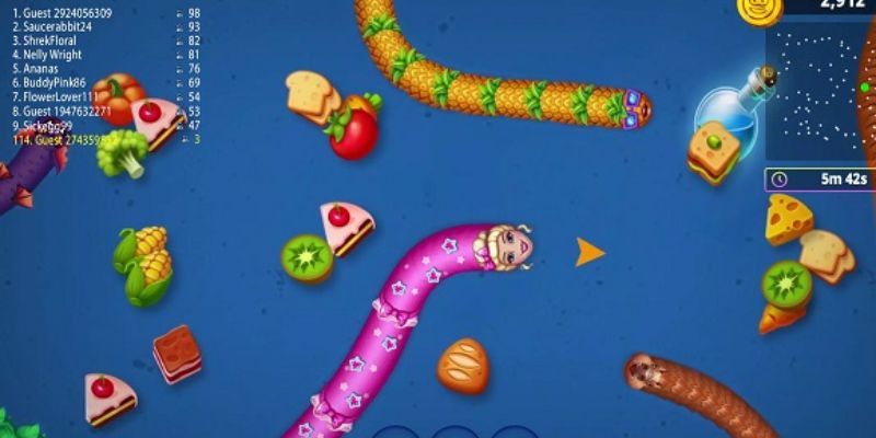 worms zone mod apk