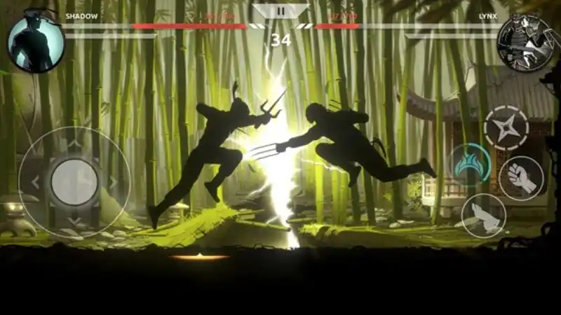 Gameplay Shades: Shadow Fight MOD APK