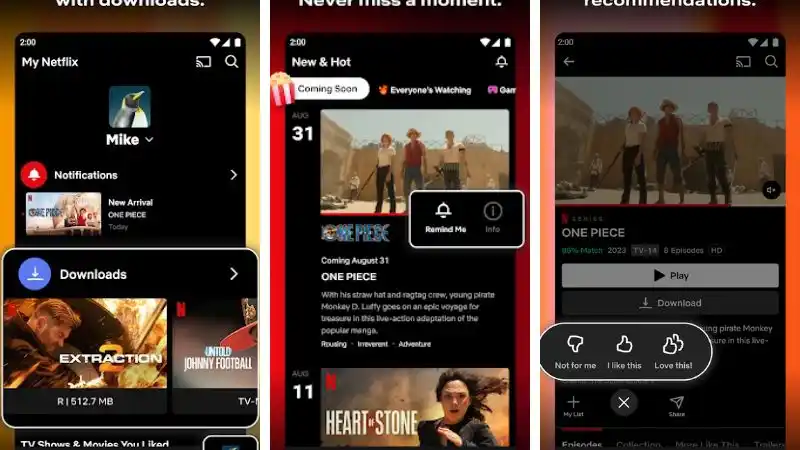 Cấu hình yêu cầu để cài đặt Netflix MOD APK 8.109.0