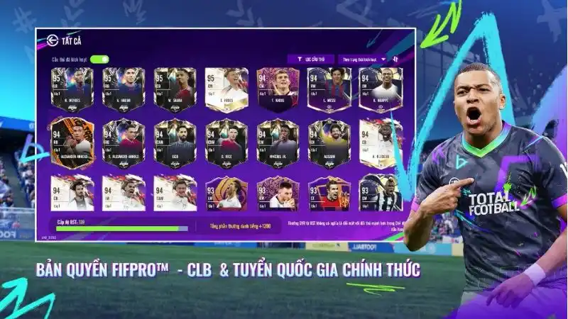 Tính năng nổi bật của Total Football VNG MOD APK