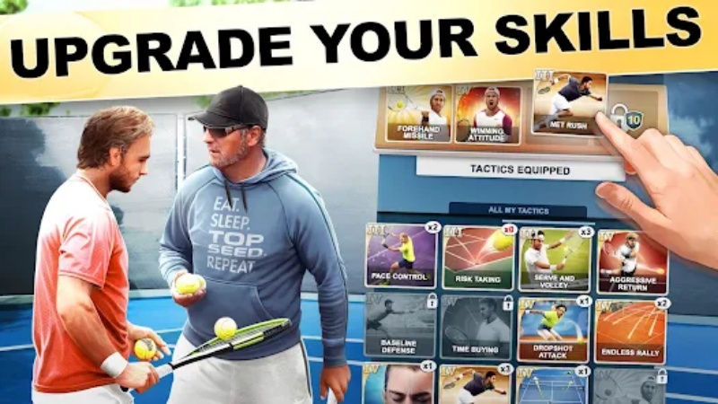 Tính năng TOP SEED Tennis MOD APK