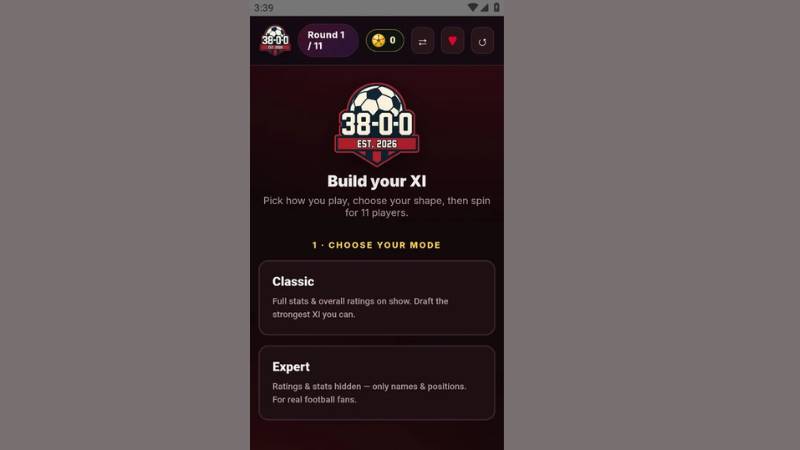 38-0-0: Football Squad Draft MOD APK là gì?