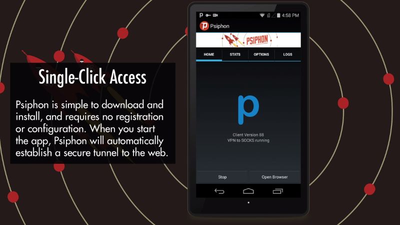 Psiphon Pro MOD APK Premium Unlocked không quảng cáo