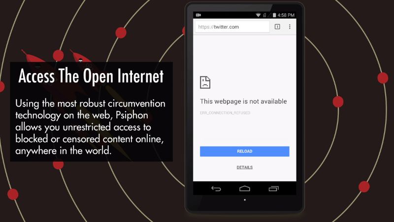 Psiphon Pro MOD APK v479 kết nối thành công trên Android