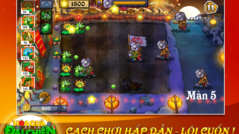 Những điểm nổi bật của Hoa Quả Đại Chiến MOD APK