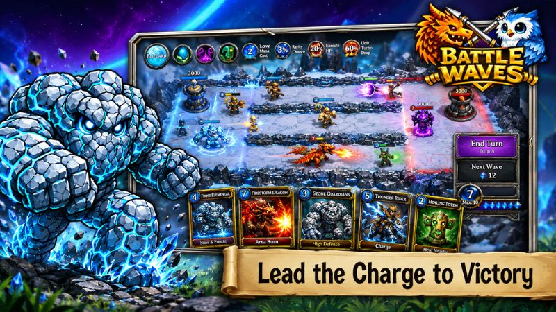 Battle Waves Mobile MOD APK với vô hạn tiền God Mode và Menu MOD