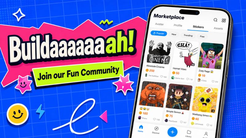 Builda MOD APK với giao diện xây level và sắp xếp nhân vật