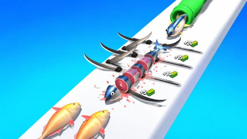 Slice Master Idle Clicker MOD APK cắt slime và xà phòng ASMR