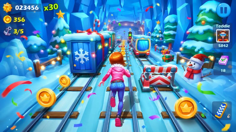Subway Runner Mod APK vô hạn tiền hỗ trợ nâng cấp và mở nội dung