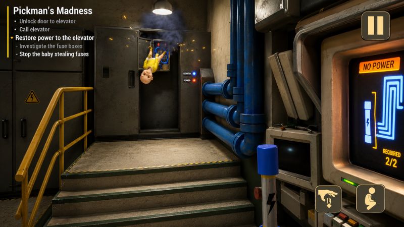 The Baby in Yellow MOD APK không quảng cáo giúp trải nghiệm kinh dị liền mạch