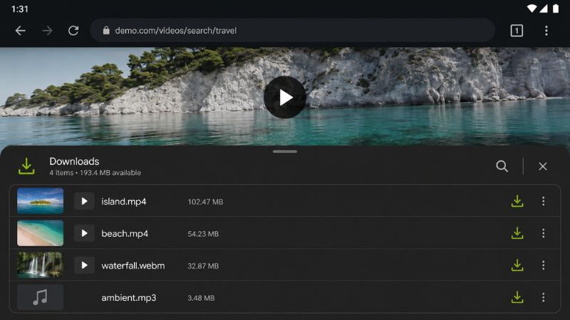 Video Downloader MOD APK mở khóa Pro và các công cụ quản lý video nâng cao