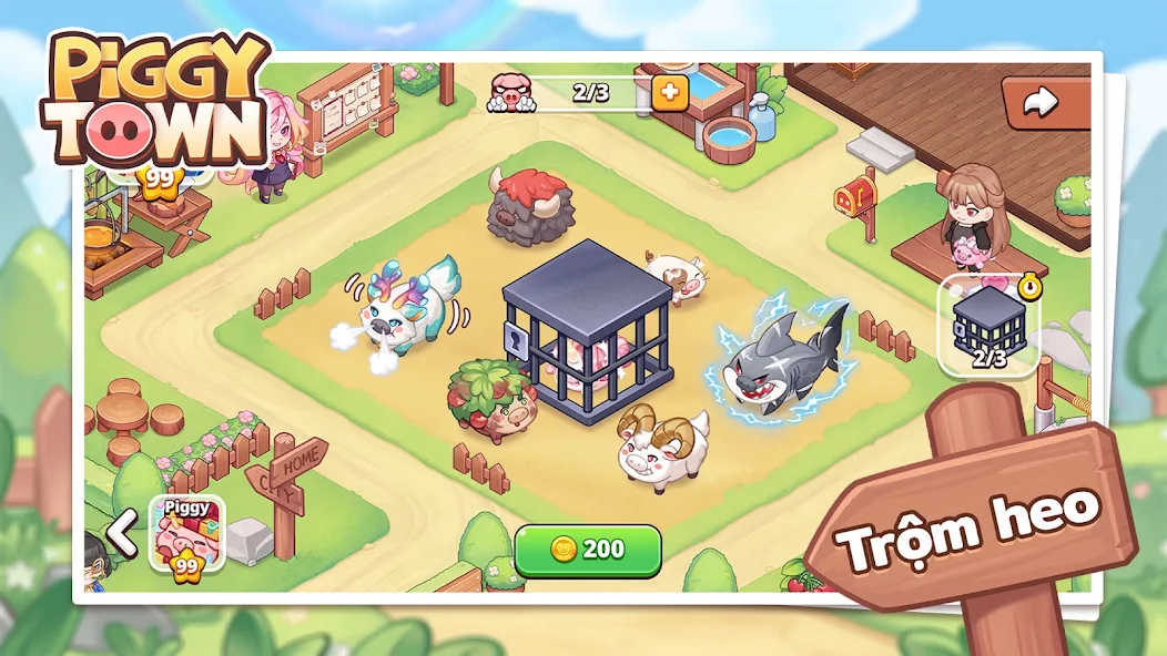 Piggy Town VN MOD APK hỗ trợ người chơi như thế nào?