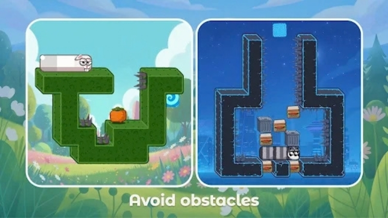 Apple Worm MOD APK không quảng cáo khi vượt màn