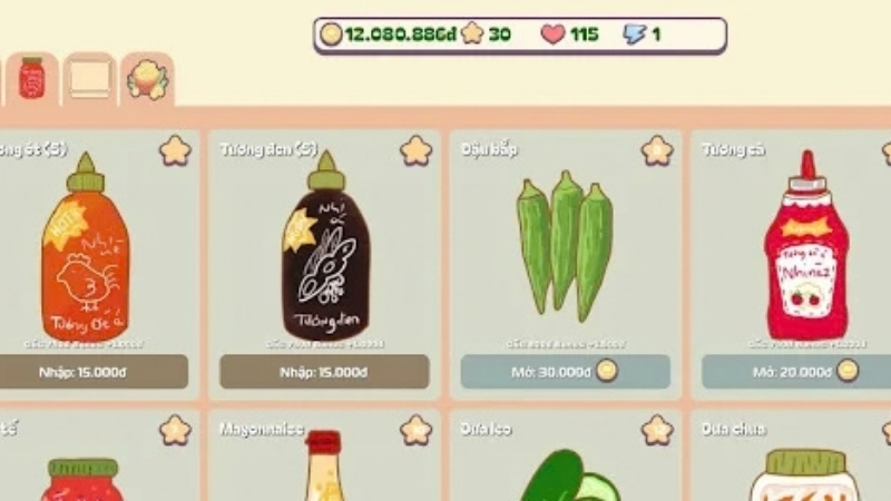 Cá Viên Chiên MOD APK phục vụ quầy đông khách