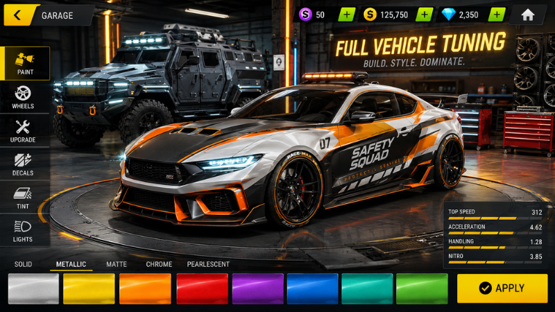 Extreme Car Driving Simulator MOD APK lái xe trong thành phố (1)