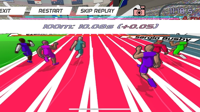 Giữ nhịp hai chân ổn định để tăng tốc trong Speed Stars MOD APK