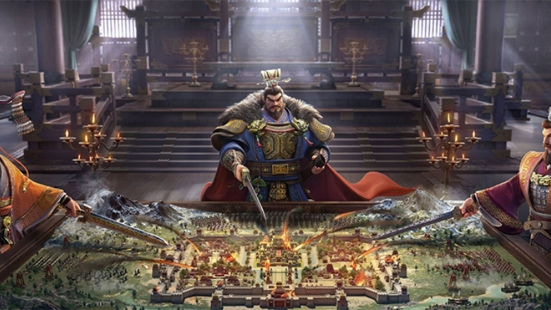 Tam Quốc Tranh Bá Thiên Hạ MOD APK với tài nguyên và MOD Menu