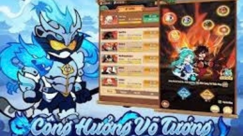 Gameplay Tam Quốc Thú Hóa MOD APK vượt ải và leo tháp